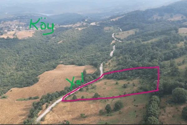 Kapora Alındı. 11.9.2026 x 10.928 m2 Yola Cephe Satlık Tarla. Balıkesir Balyada.