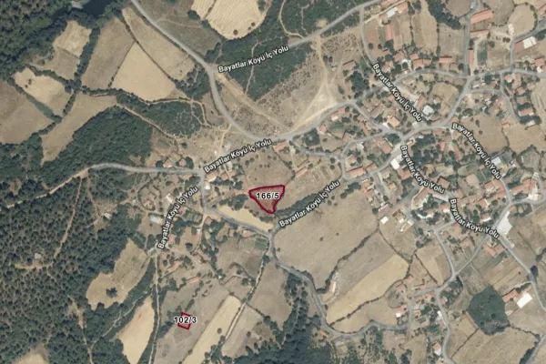 1.359 m2 Satılık Arsa. Keşif Arazi. Çanakkale, Yenice Bayatlar 166 ada 5 parselde. kenan alkan 0533696 0762